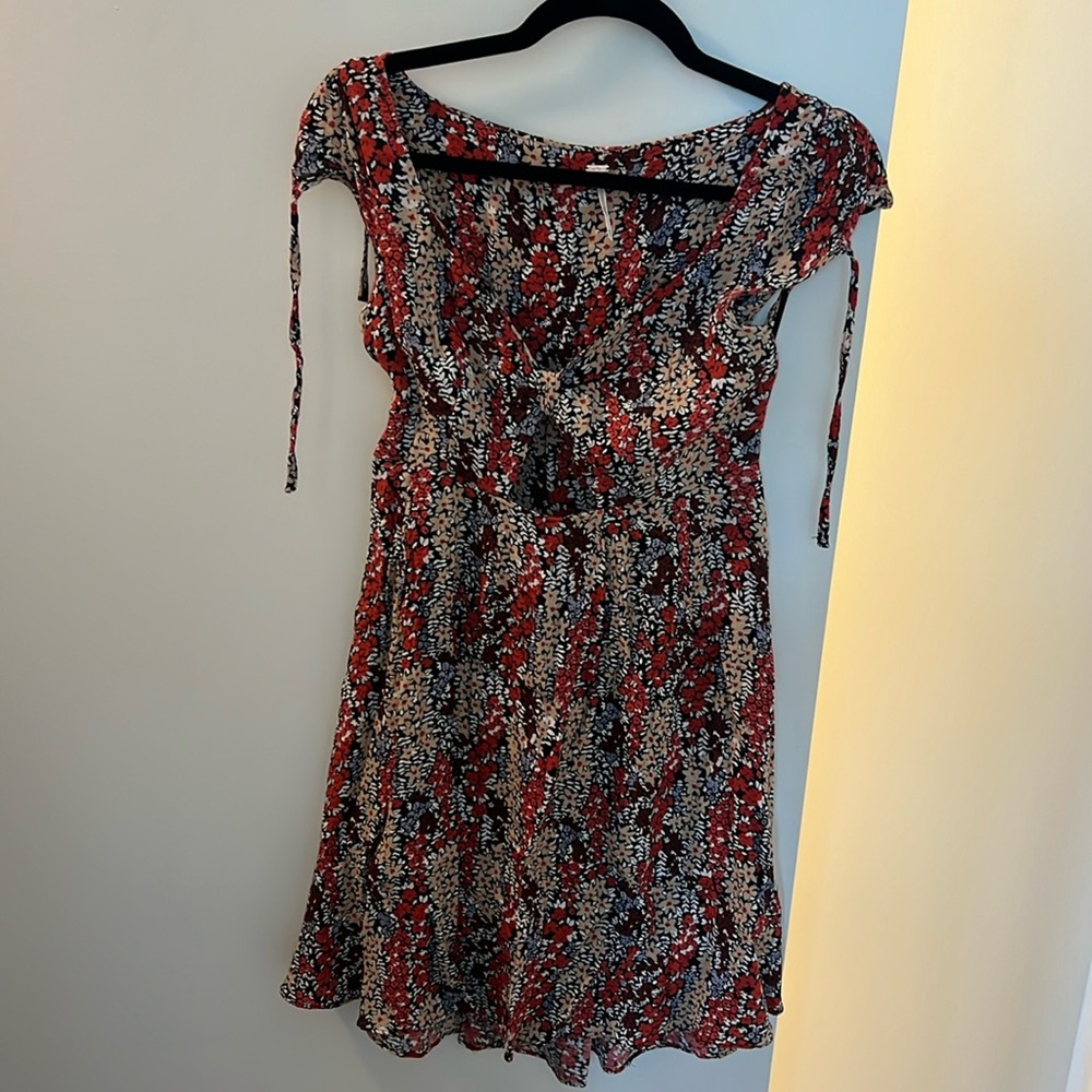 Free People “Miss Right Mini Dress in Black”. Like new.